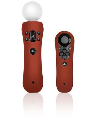 GUARD Silikon Skin Kit für PS Move Controller Rot