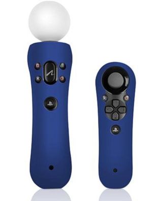GUARD Silikon Skin Kit für PS Move Controller Blau