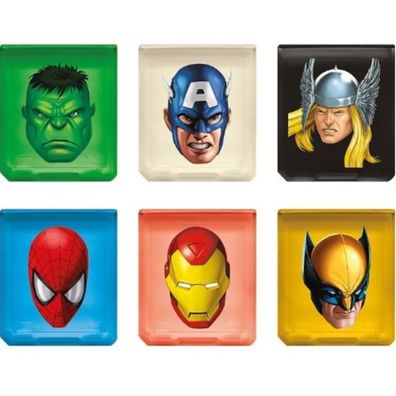 6x Marvel Storage Cases für Nintendo Spiele