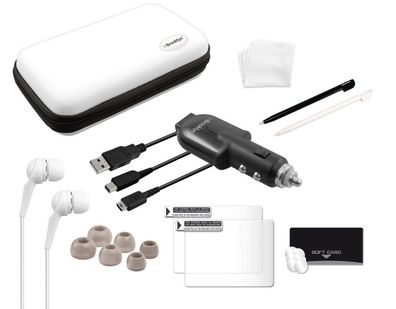 Zubehör-Set Travel Set weiss für Nintendo