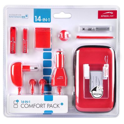 14in1 Comfort Pack Rot für Nintendo DSi