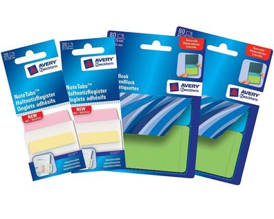 Vorteilspack Haftnotizen + Index-Tabs (2x8350 + 2x8318)