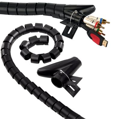 Kabelbündel-Schlauch Easy Cover 2m 25mm Schwarz