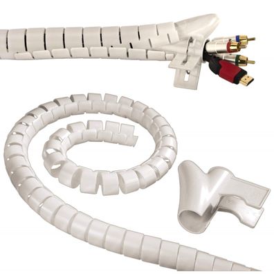 Kabelbündel-Schlauch Easy Cover 1,5m 30mm Weiß