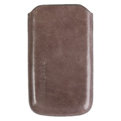 Sleeve Toledo Gr. M Leder Grau für Handy/MP3-Player