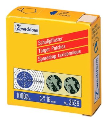 Schusspflaster 16mm Grau 1000 Stück