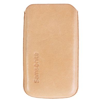 Sleeve Toledo Gr. S Leder Beige für Handy/MP3-Player