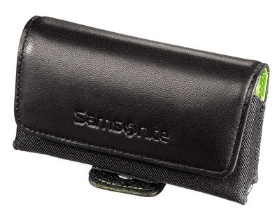Handy-Köchertasche Lucca Gr. 2 Schwarz/Grün