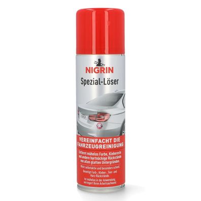 Nigrin Spezial-Löser 300ml Kraft-Entferner Löser Harz Teer Farbe Aufkleber etc