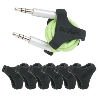 MODO 7x Kabel-Organizer Gr S selbstklebend Schwarz