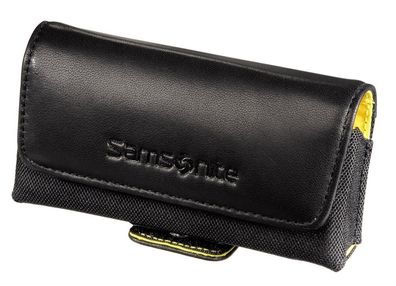Handy-Köchertasche Lucca Gr. 2 Schwarz/Gelb