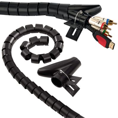 Kabelbündel-Schlauch Easy Cover 1,5m 30mm Schwarz