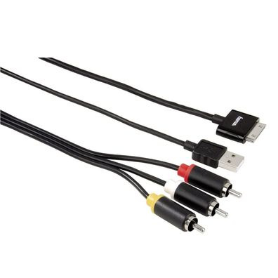 TV AV-Kabel 30-Pin Dock-Connector für iPhone/iPod/iPad