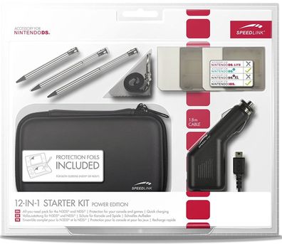 12in1 Starter-Kit Power Edition schwarz für 3DS/DSi