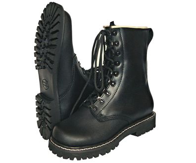 Kampfstiefel Springerstiefel Vollleder, gute Ausführung, schwarz