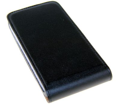 Flip Case für Samsung Galaxy G800 S5 mini schwarz ultra slim