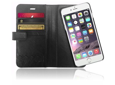 X-Wallet Leather Case Black für iPhone 6/6s Plus