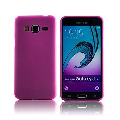 Ultra Slim Soft Cover Pink für Samsung Galaxy J3 2016