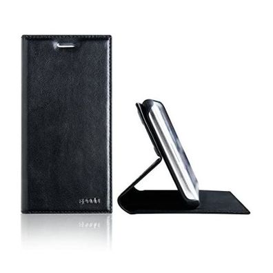 Booklet Case Style Schwarz für Samsung Galaxy S7 Edge