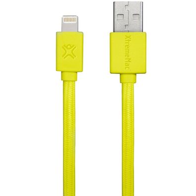Premium Lightning-Kabel Flat 1m Yellow