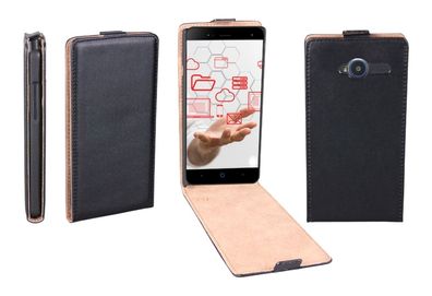 Flip Case für ZTE Blade L3 schwarz ultra slim