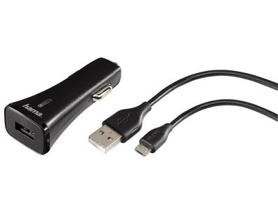 Kfz Ladegerät mit Qualcomm Quick Charge 2.0 + Micro-USB-Kabel