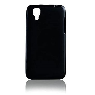 Back Case Glossy Soft Cover Schwarz für Wiko Sunset
