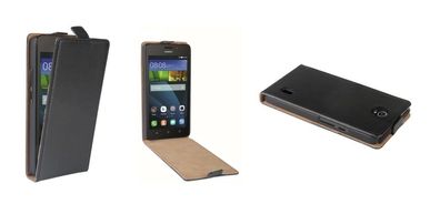 Flip Case für Huawei Y635 schwarz ultra slim