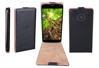 Flip Case für Motorola Moto X 2nd Gen. schwarz ultra slim