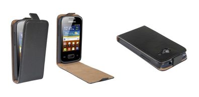 Flip Case für Samsung Galaxy Pocket 2 schwarz ultra slim