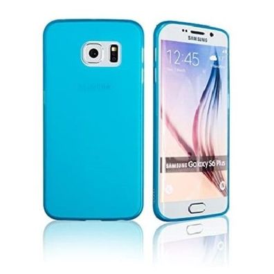 Ultra Slim Soft Cover Light Blue für Samsung Galaxy S6 Edge