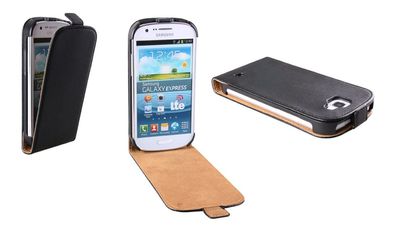 Flip Case für Samsung Galaxy I8730 Express schwarz ultra slim