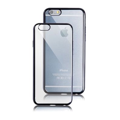 Back Case Electro-Style Softcover Schwarz für Apple iPhone 6 + /6s