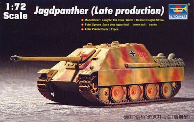 Trumpeter 1:72 7272 German Jagdpanther (Late Production)