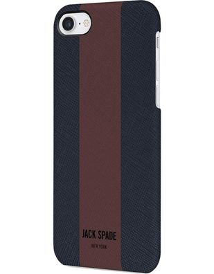 Jack Spade Stripe Case Navy für Apple iPhone 7/8/SE 2020