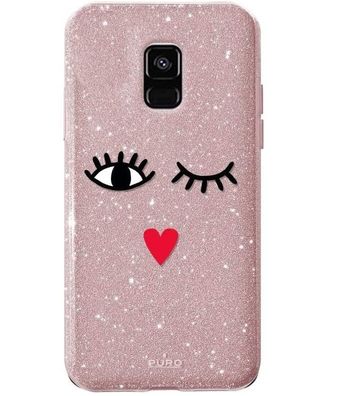 Cover EYES Rose für Samsung A8 2018