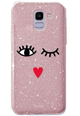 Cover EYES Rose für Samsung J6 2018