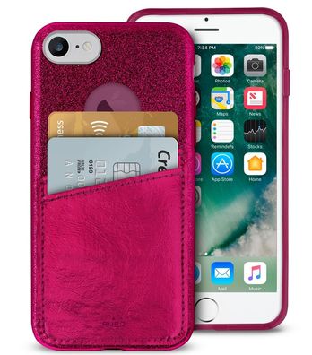 Shine Pocket Cover Bordeaux für Apple iPhone 7/8/SE 2020