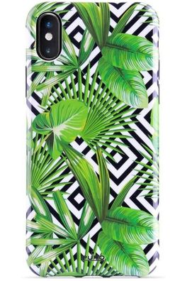 Glam Cover Geometric Jungle Black für iPhone X XS