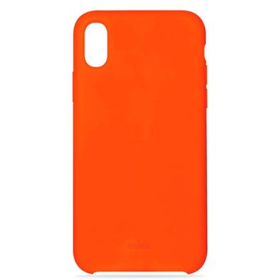 Silicon Cover Orange für Apple iPhone X/XS
