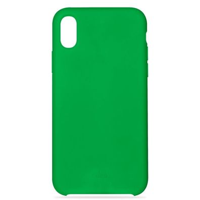 Silicon Cover Green für Apple iPhone X/XS