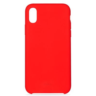 Silicon Cover Red für Apple iPhone X/XS