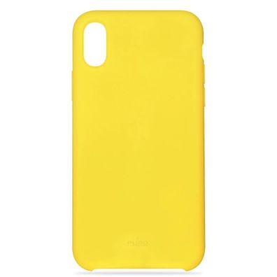 Silicon Cover Yellow für Apple iPhone X/XS