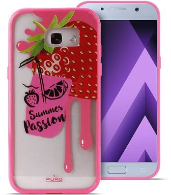 Crystal Cover Strawberry für Samsung Galaxy A5 2017