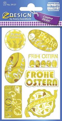 Premium Creative Geschenk-Aufkleber Ostern