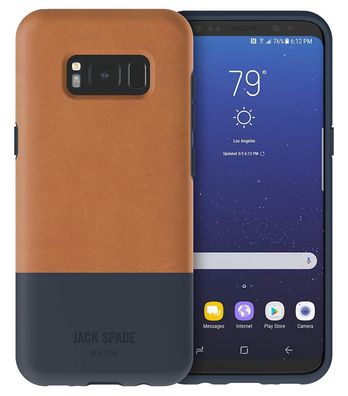 Jack Spade Color Block Case Navy für Samsung Galaxy S8