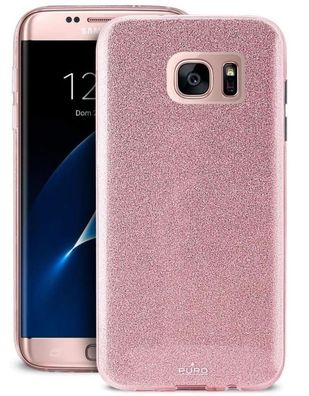 Shine Glitzer Cover Rose für Samsung Galaxy S7 Edge