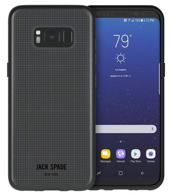 Jack Spade Graph-Check Case Clear für Samsung Galaxy S8