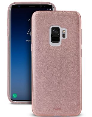 Shine Glitzer Cover Rose für Samsung Galaxy S9