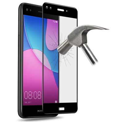 Tempered Glass Frame Black für Huawei Y6 Pro